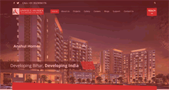 Desktop Screenshot of anshulhomes.com